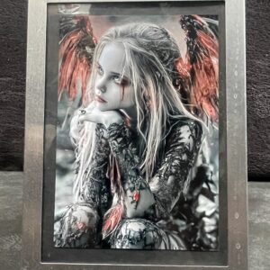 Fantasy Angel Child Photo Print Framed