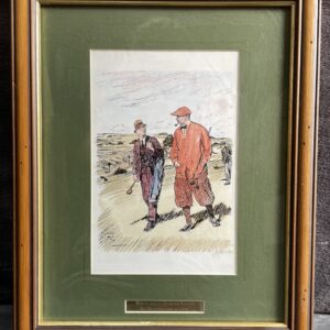 Burnham Beeches 1930's Hand-Coloured Punch Print and Plaque