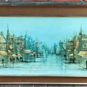 Large Ron Folland Print entitled Autumn Boulevard
