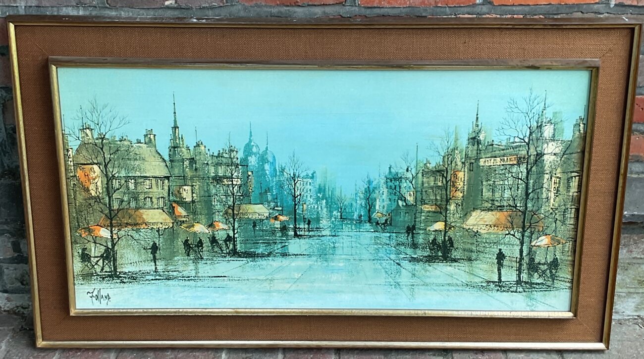 Large Ron Folland Print entitled Autumn Boulevard