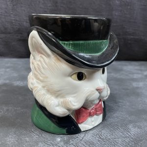 Gentleman Cat Ceramic Toby Character Jug