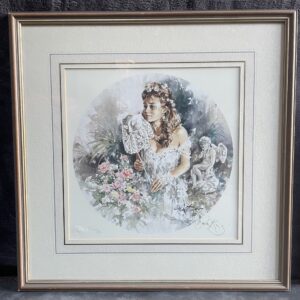 Gordon King Signed Limited Edition Portrait with Blind Stamp