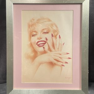 Marilyn Monroe Lithograph by Alberto Vargas
