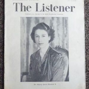 The Listener BBC Magazine 1952 featuring Queen Elizabeth II