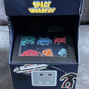 Space Invaders Pin Badges in Arcade Box