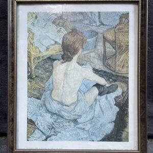 La Toilette By Henri De Toulouse-Lautrec Framed and Glazed Print