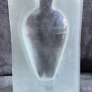 Unusual Slim Art Glass Vase