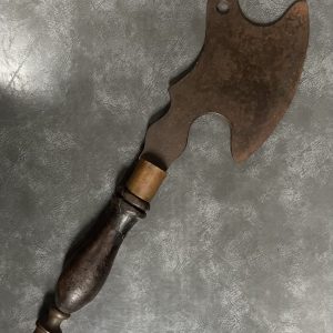 Antique French Butcher's Meat Cleaver