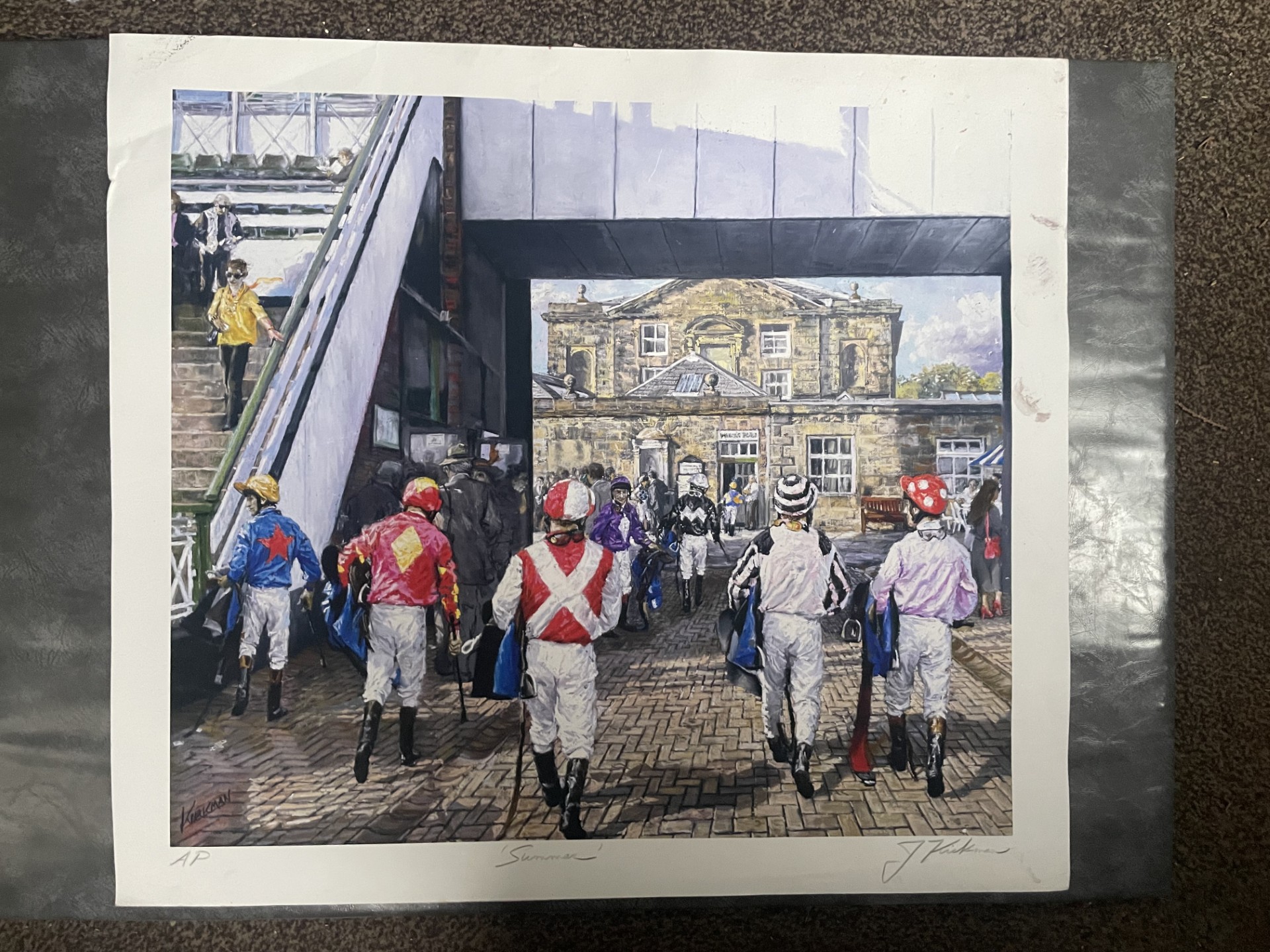 Jay Kirkman 'Summer' Signed Sketch & Artist's Proof + 'After the Race' AP - Image 8