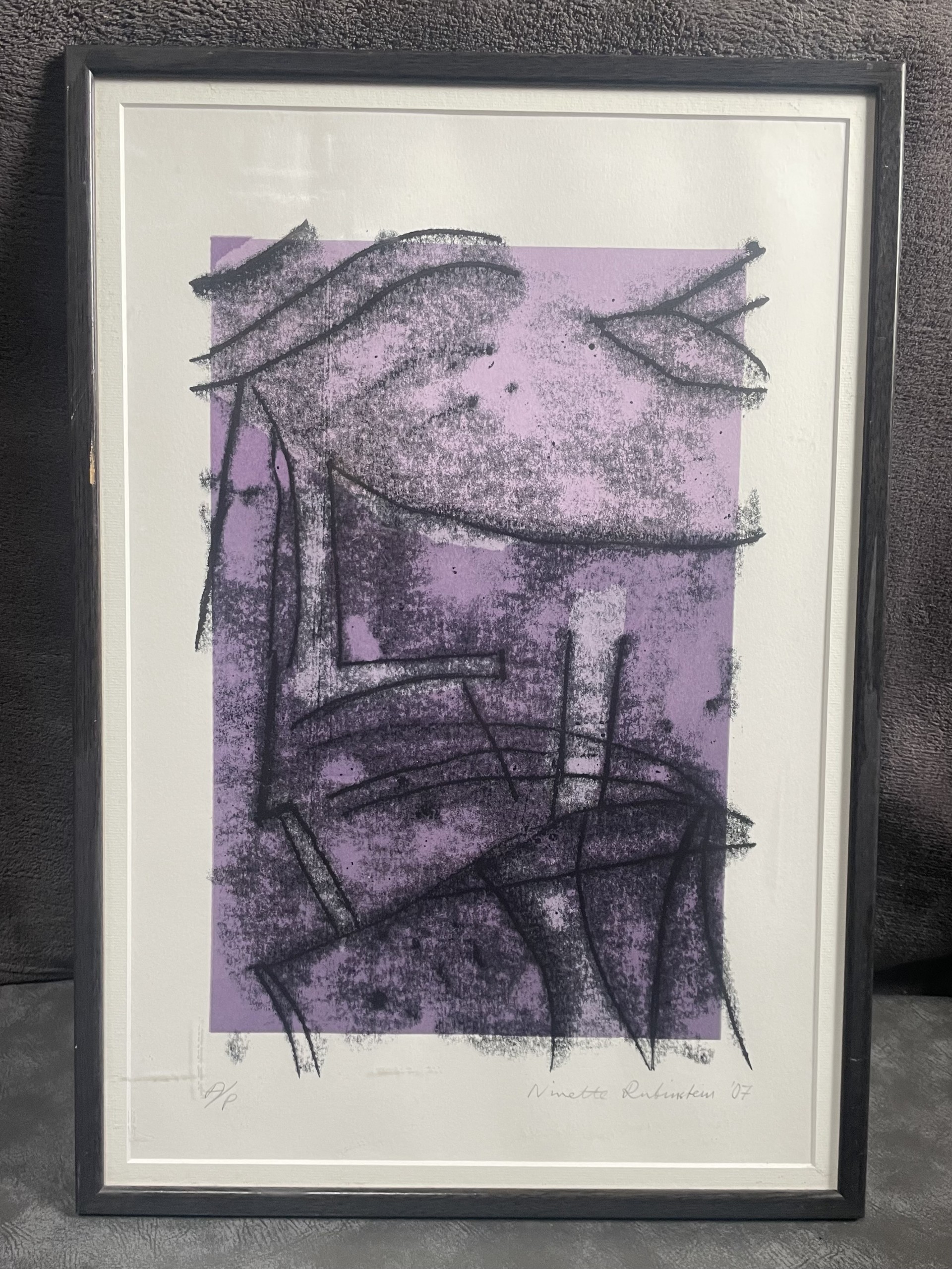 Ninette Rubinstein Silkscreen Print