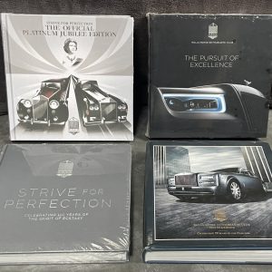 Set of Four Large Rolls Royce Enthusiasts' Club Books