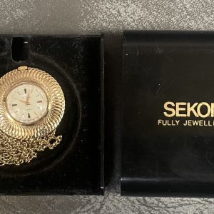 Sekonda Gold Pendant Watch in Original Box