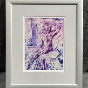 Original Encaustic Wax Artwork signed Dancer
