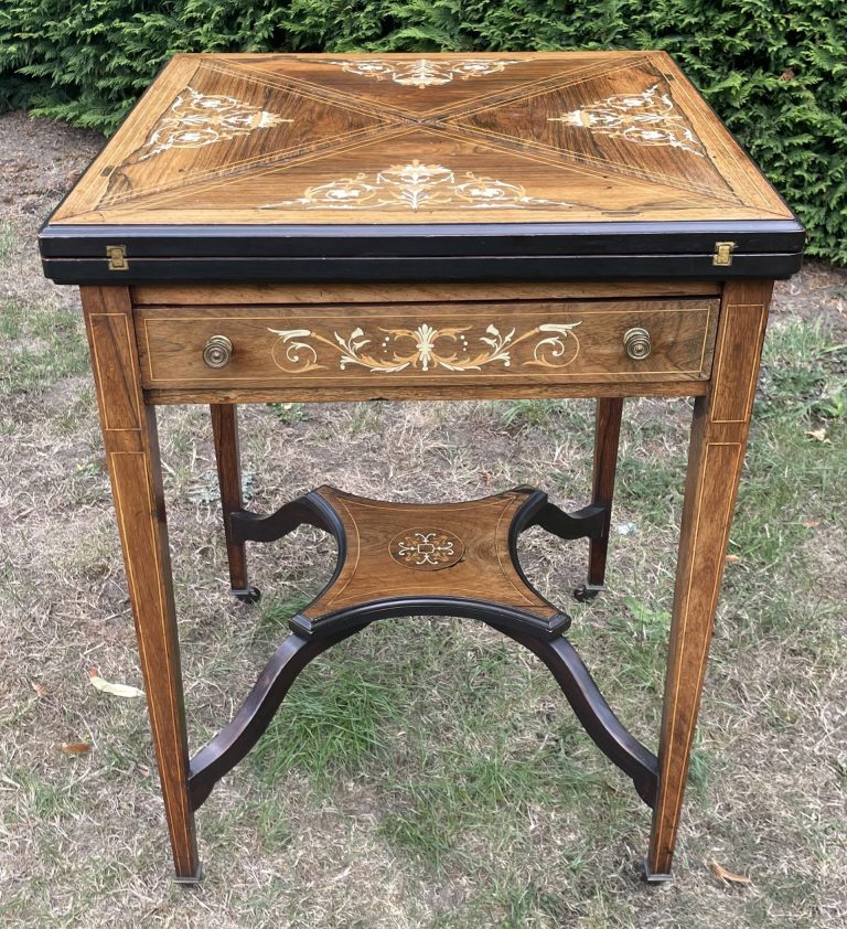 Victorian Envelope Card Table