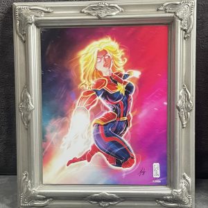 Anthony Goodsell Limited Edition (7/2500) Hand-Signed Captain Marvel Print