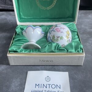 Minton ‘Emperor’s Garden’ Limited Edition Bone China Egg & Stand