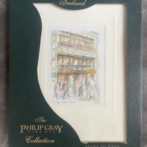 Philip Gray Fine Art Collection - Memories of Ireland Signed Print ‘Morning Coffee'