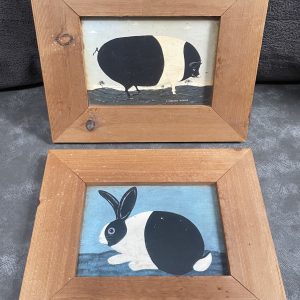 Warren Kimble Pig and Rabbit