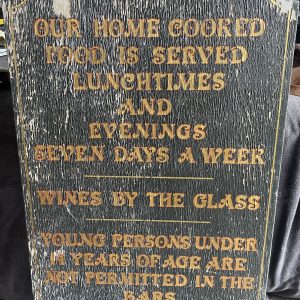 Vintage Pub Board Sign