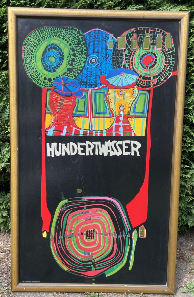 Hundertwasser Original World Tournee Poster
