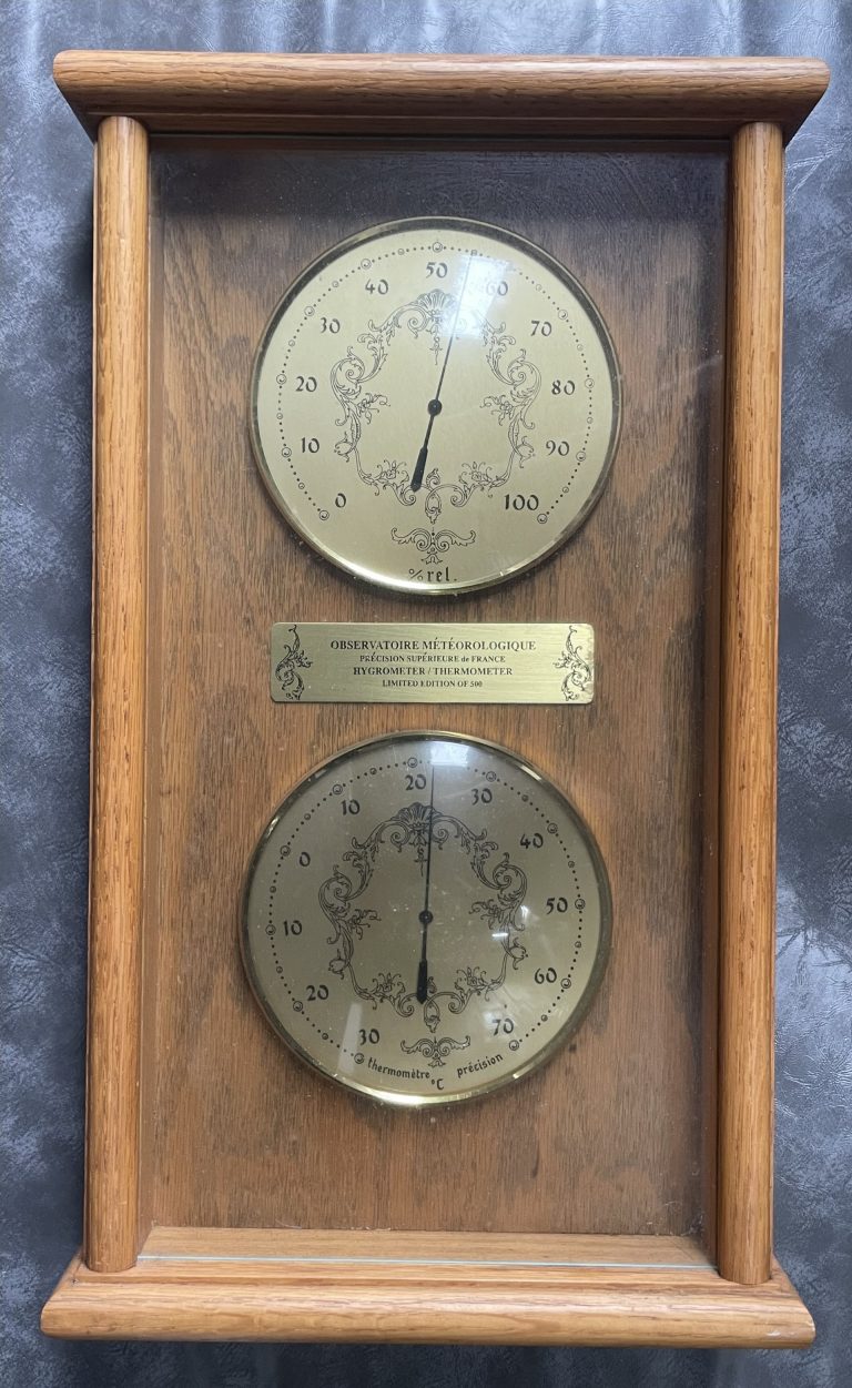 Observatoire Meteorologique French Hygrometer & Thermometer Limited Edition