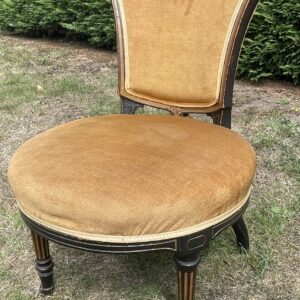 Victorian Aesthetic Movement Nursing Chair c. 1850's