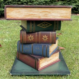 Stack of Books Side Table