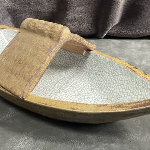 Large Japanese Pottery Boat Dish
