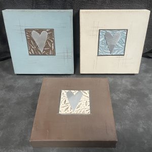 Kate Hamilton-Hunter & Nia Roberts Original Canvas Hearts