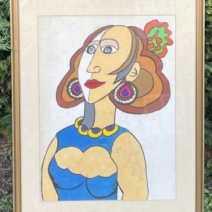 Framed and Glazed 1960's Watercolour Painting