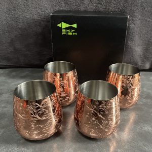 Sky Fish Drinking Goblets Unused in Original Box