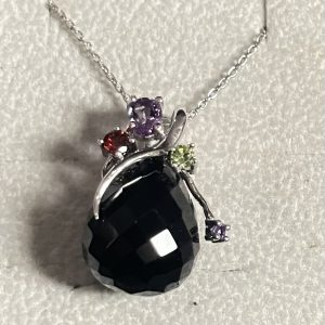 Pandora 925 Stamped Silver Pendant Necklace