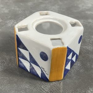 Jacques Adnet Faience Art Deco Inkwell