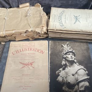 Antique Copies of L'Illustration Magazine, Paris 1915 & '16