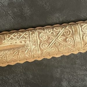 Balkan Hand-Carved Double Flute Dvojnice Wooden Folk Instrument