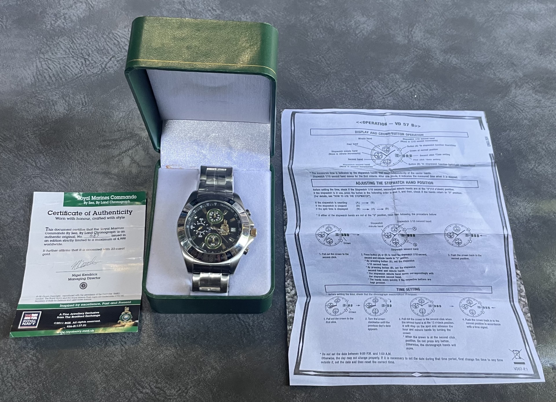 Limited Edition Royal Marines Commando Wristwatch