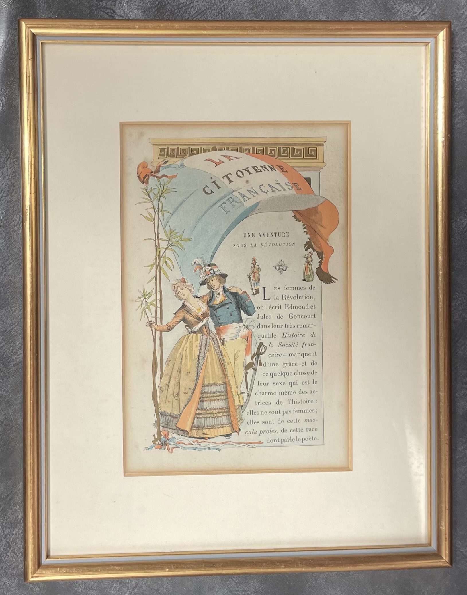 Liberty Leading the People / La Citoyenne Francais French Revolution Prints - Image 2