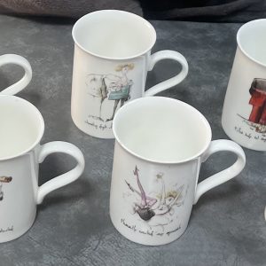 Ronald Searle Winespeak Mugs