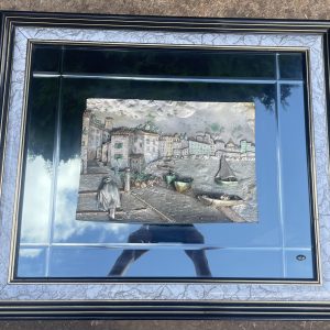 Creazioni Artistiche of Italy ARG 925 Silver Boats 3D Plaque Mirror