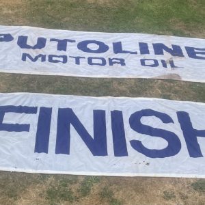 Vintage Race Banners from Speedway Circuit